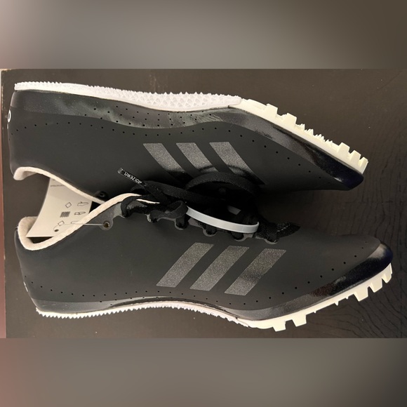 NWT Adidas SPRINTSTAR Track RUNNING Shoes MEN 7.5 Black - Picture 5 of 11